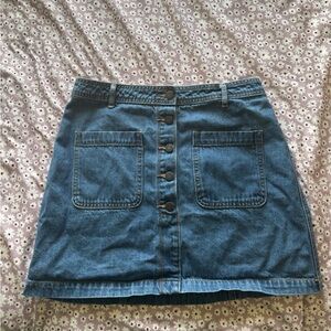 Old Navy Blue Denim Mini Skirt